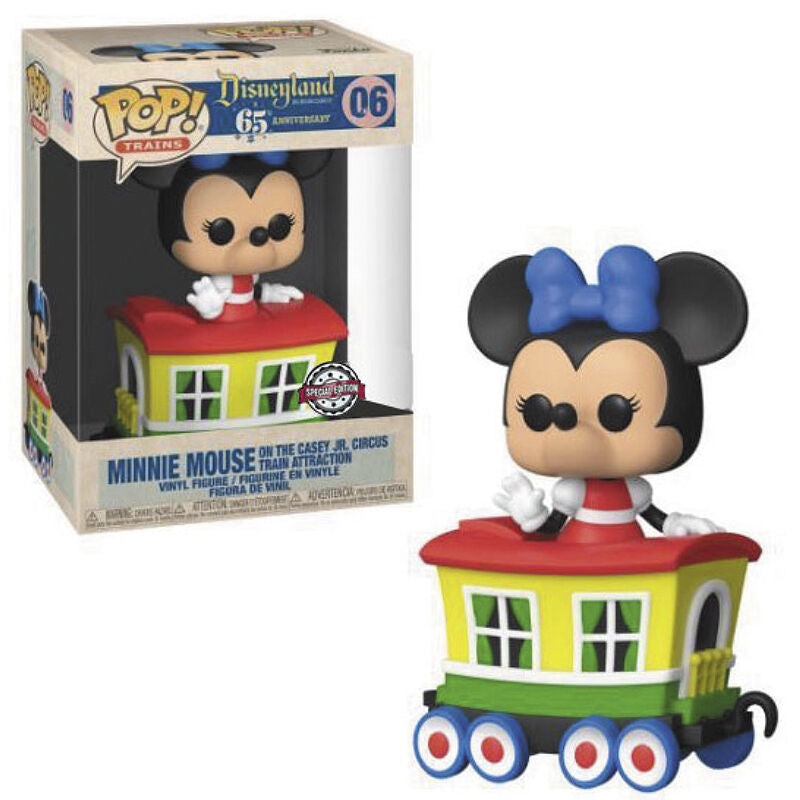 Funko pop! disneyland 65 aniversario - minnie en la atracción del tren casey jr. exclusivo