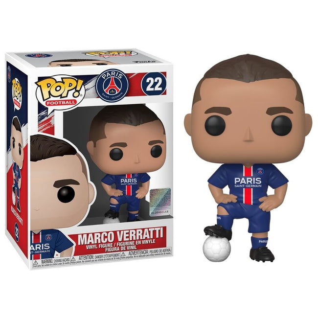 Funko pop! fútbol: paris saint germain - marco verratti ref: 39830, n 22 (unidad única - no admite devolución, ver fotos reales del producto) Hover Image