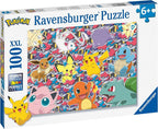 Ravensburger puzle - pokémon: listos para la batalla! 100 piezas xxl