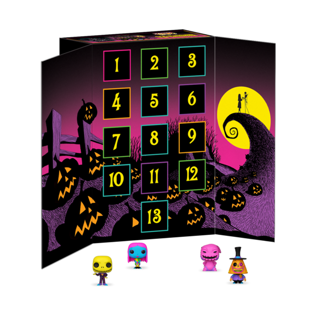 FUNKO Pocket POP! Pesadilla Antes de Navidad - Calendario de Adviento 13 Days Blacklight Hover Image