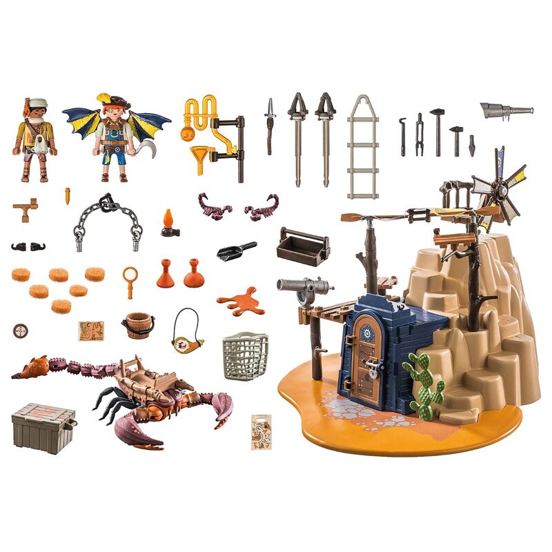Playmobil Sal'ahari Sands - Expedition Vehicle Secret Scorpion Base
