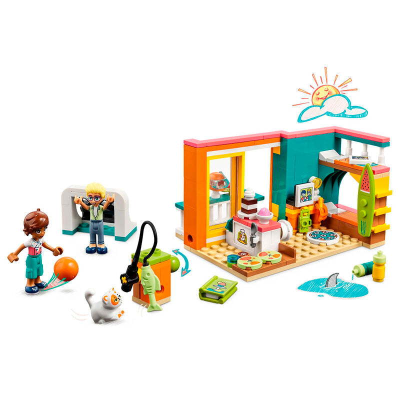 Lego friends - habitación de leo