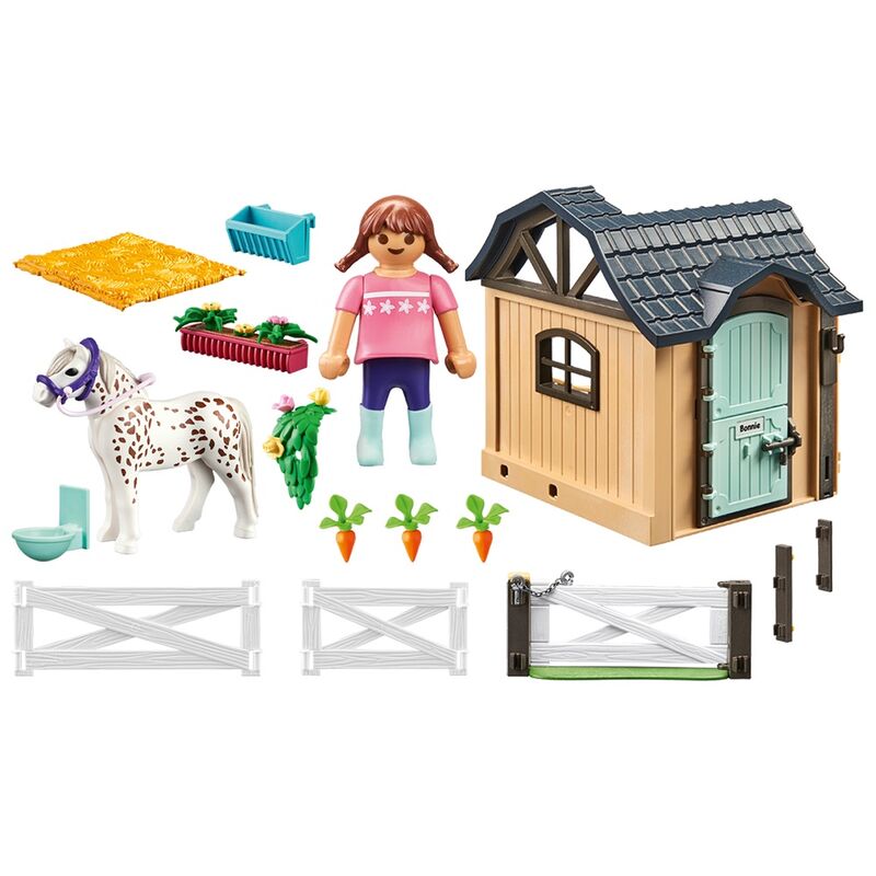 Playmobil Extensión del Establo de Caballos