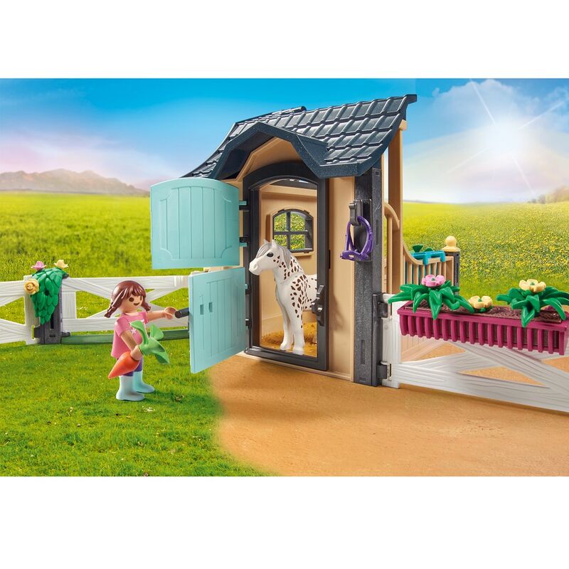 Playmobil Extensión del Establo de Caballos