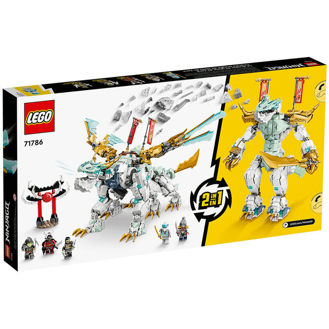 Lego Ninjago Zane's Ice Dragon Creature Main Image