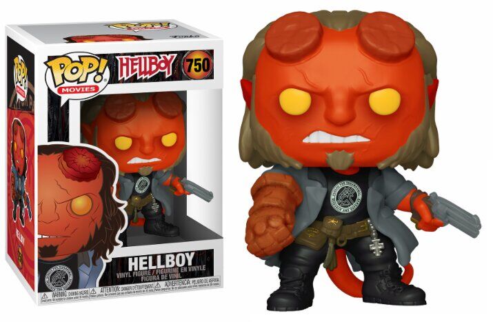 FK39079 Hellboy Funko Pop! Comics - Figura Hellboy with BPRD Tee
