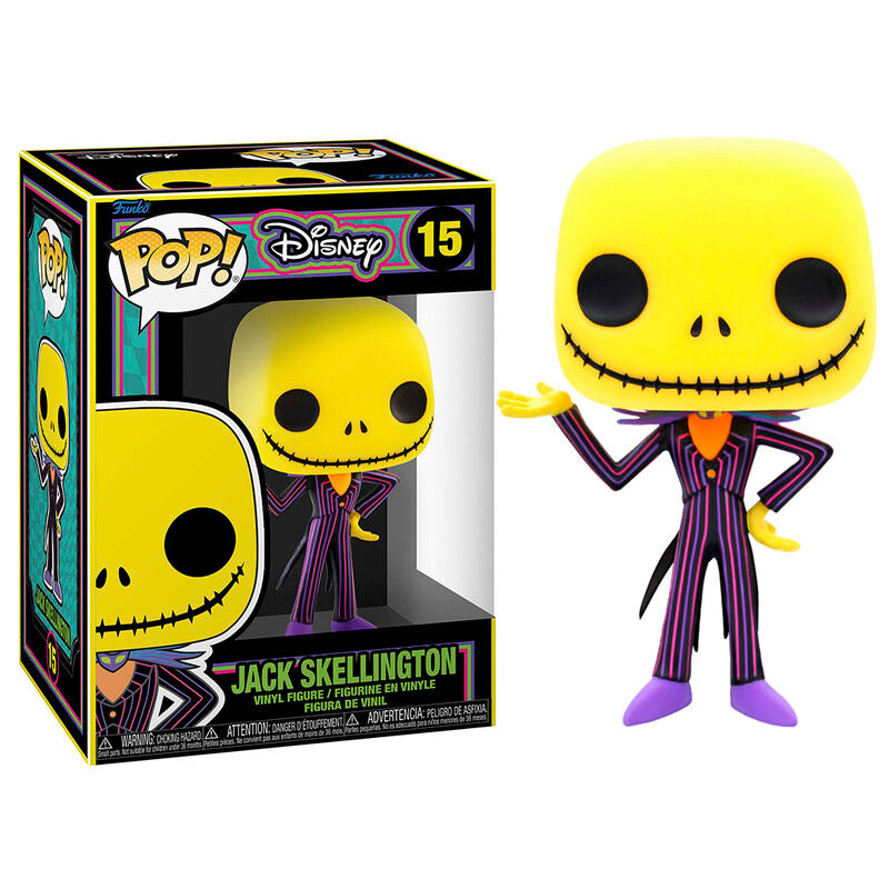 Funko pop! pesadilla antes de navidad - jack esqueleton (blacklight)