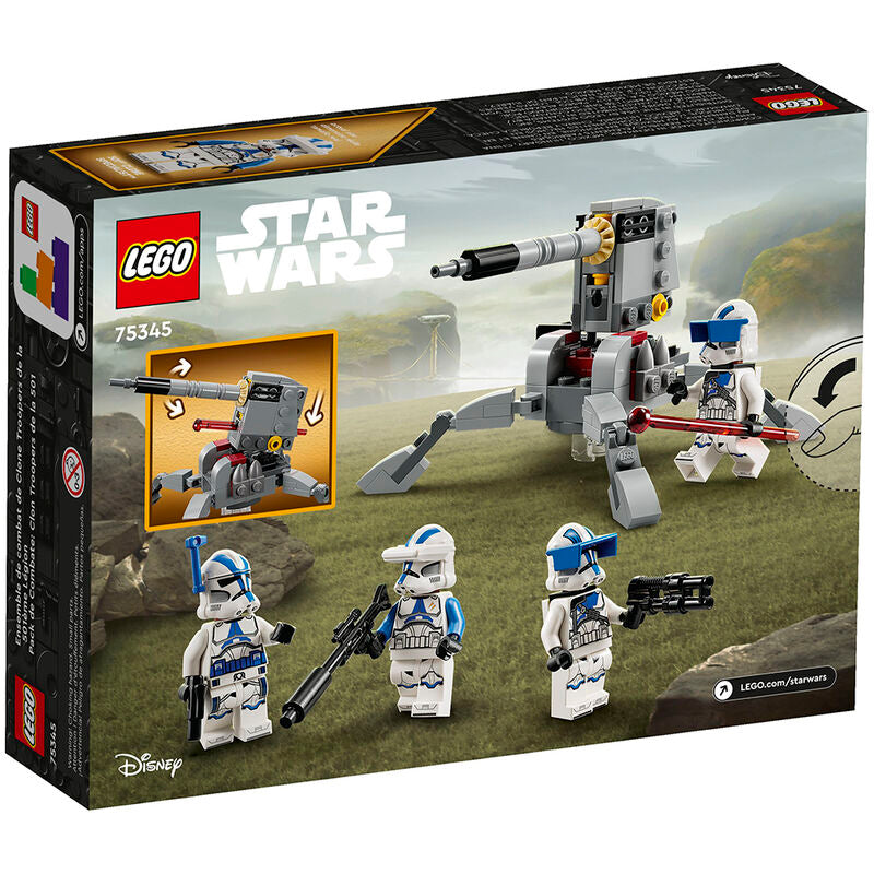 Lego star wars - pack de combate soldados clon de la 501