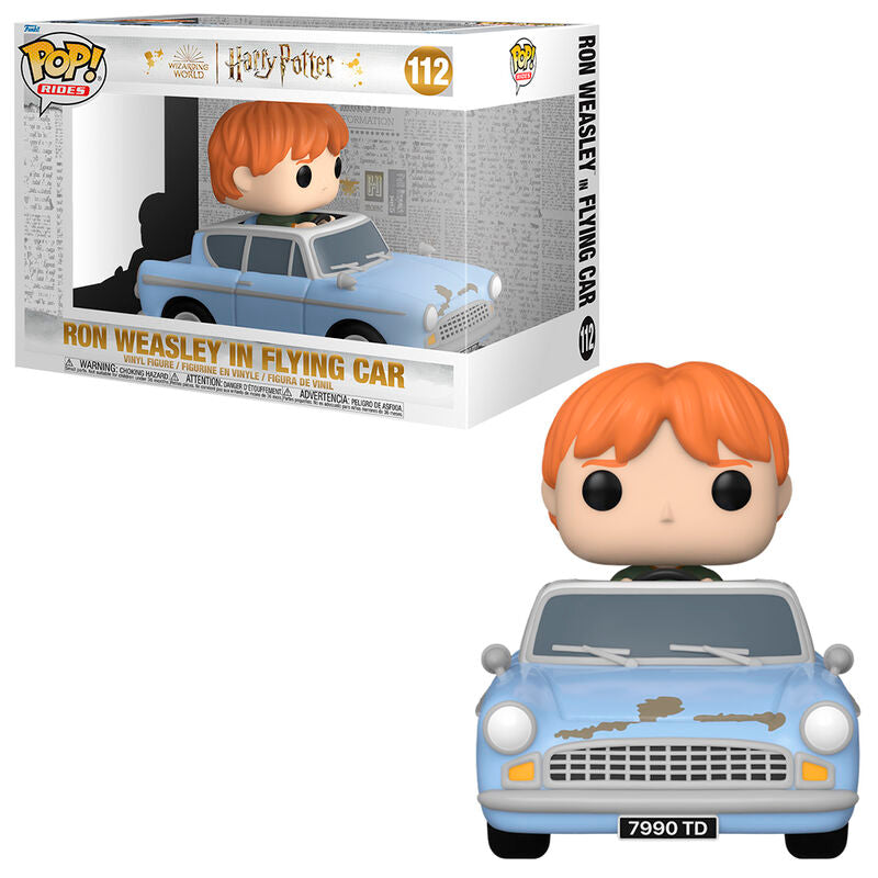 Funko Pop! Rides: Harry Potter CoS 40th - Ron Weasley en el Coche Volador