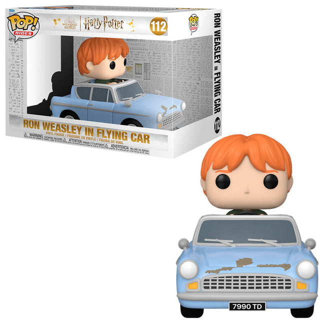 Funko Pop! Rides: Harry Potter CoS 40th - Ron Weasley en el Coche Volador Hover Image
