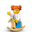 Lego Minifiguras Serie 24 - Nia con Caballito de Madera (Sobre abierto)