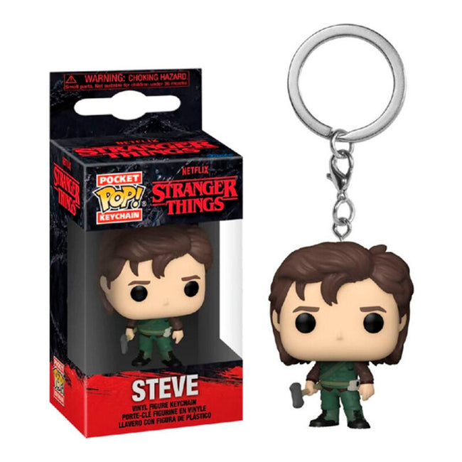 Funko pocket pop! llavero: stranger things s4 - hunter steve Hover Image