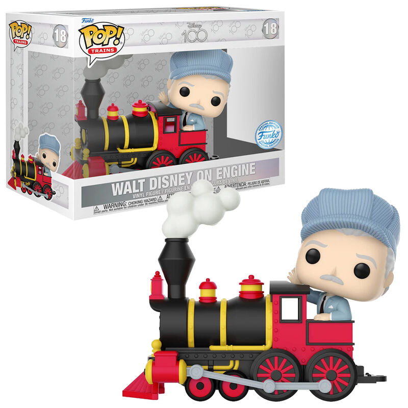 Funko pop! disney 100 aniversario - walt disney en locomotora exclusivo