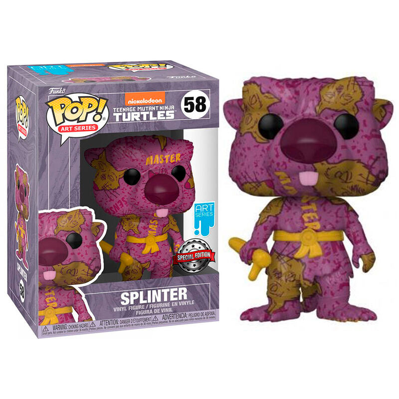 Funko pop! las tortugas ninja mutantes adolescentes 2 - splinter artístico + caja protectora