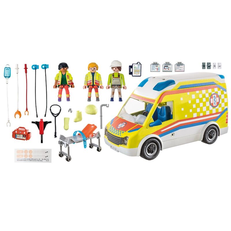 Playmobil Ambulancia con luz y sonido