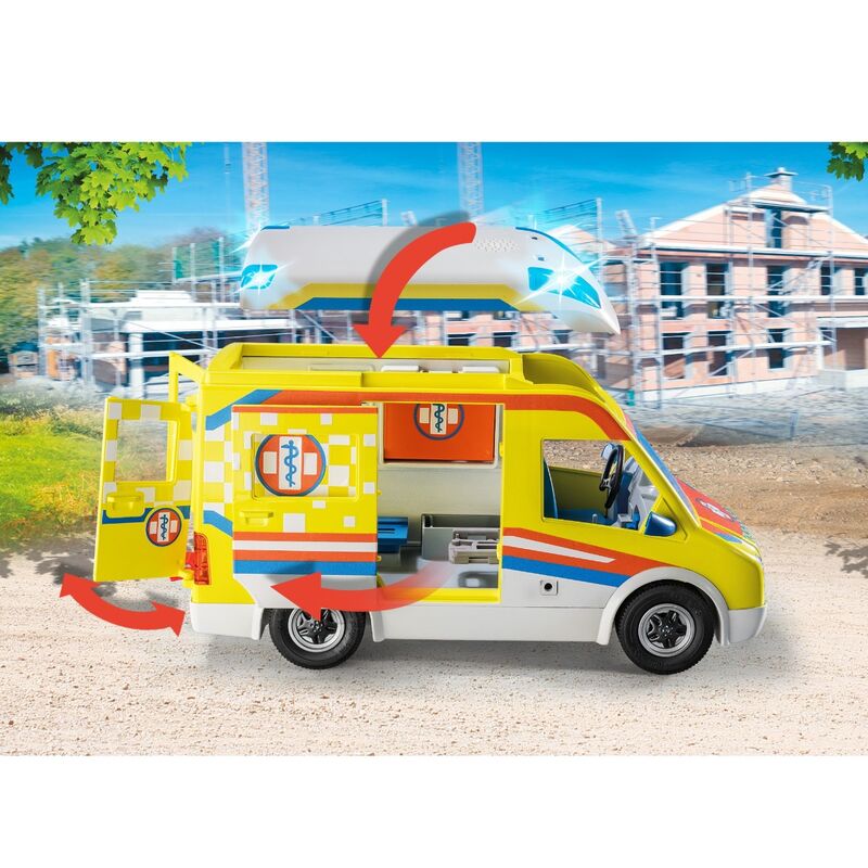 Playmobil Ambulancia con luz y sonido
