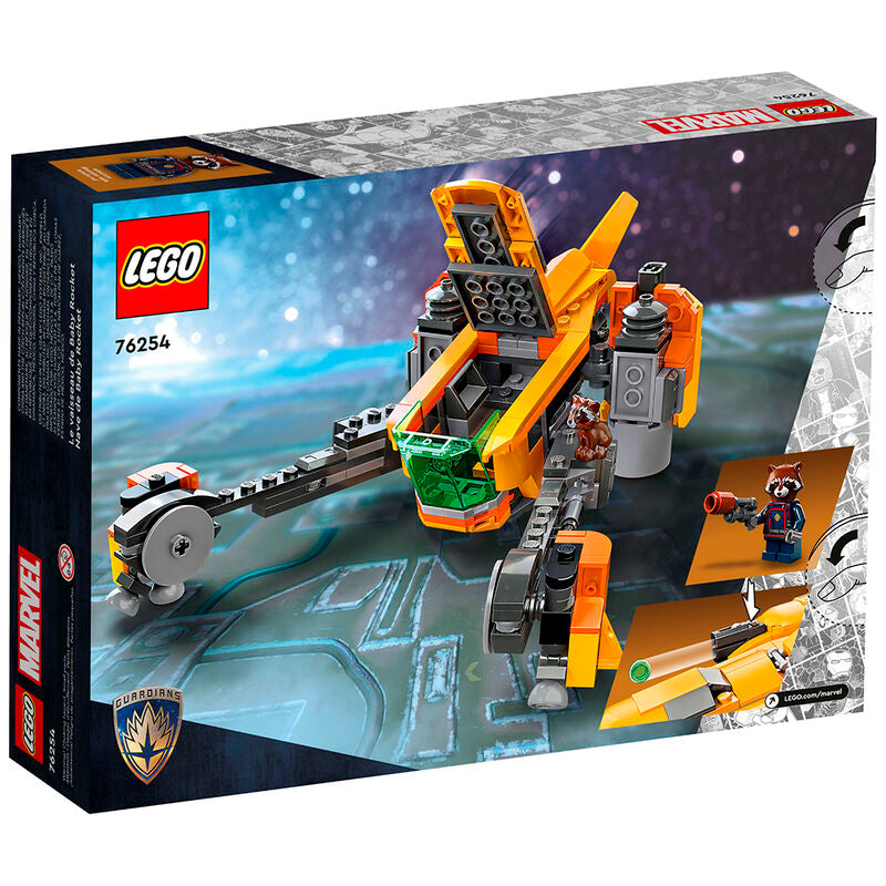 Lego marvel - guardianes de la galaxia: nave de baby rocket