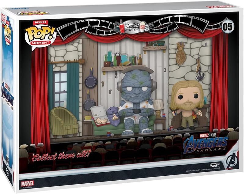 Funko pop! moment deluxe vengadores: endgame - casa de thor
