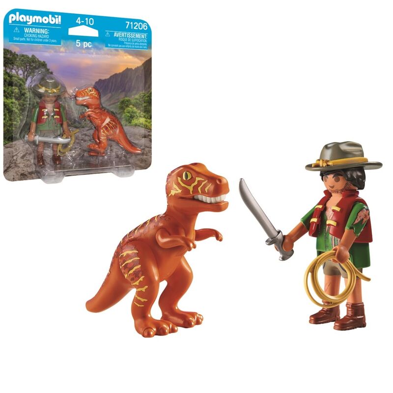 Playmobil Duo Pack Adventure with T-Rex