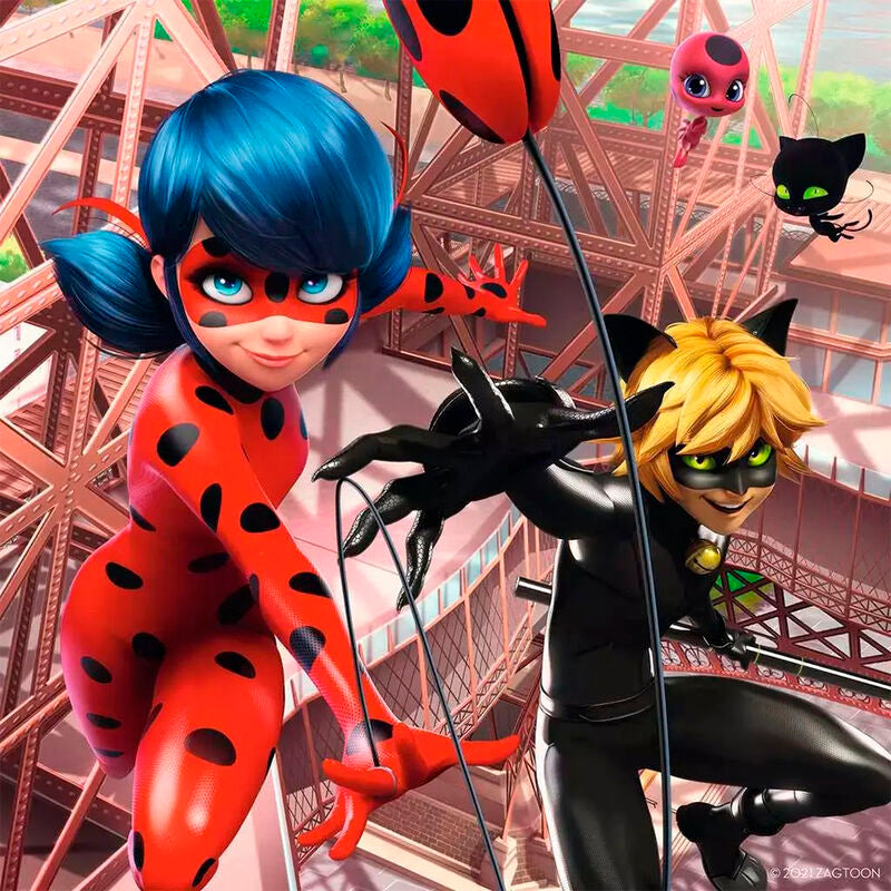 Ravensburger puzle - miraculous ladybug 3x49 piezas