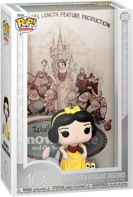 Funko pop! movie posters: disney 100 aniv. - blancanieves y los 7 enanitos