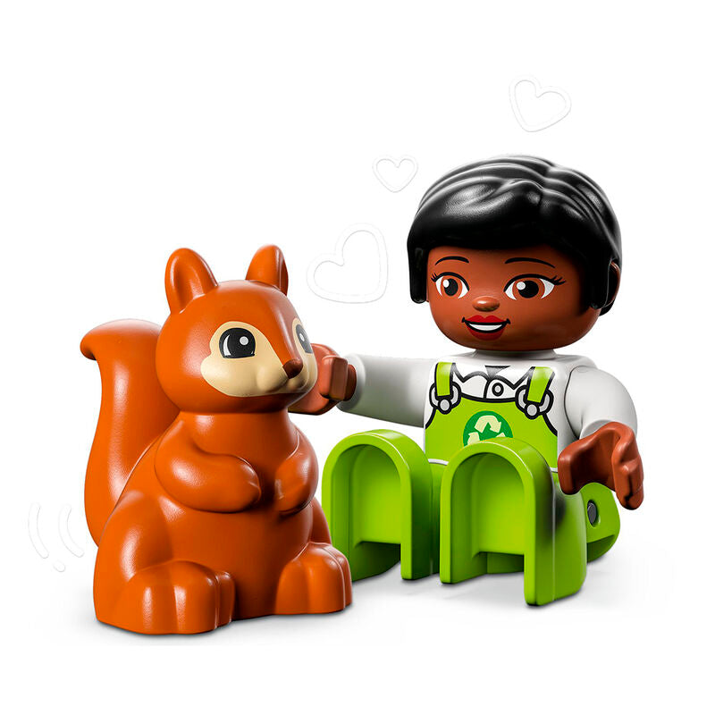Lego duplo - aerogenerador y coche eléctrico