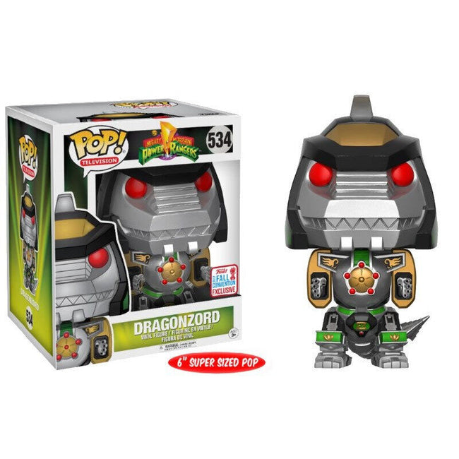15177 funko pop! power rangers - figura dragonzord - exclusivo Hover Image