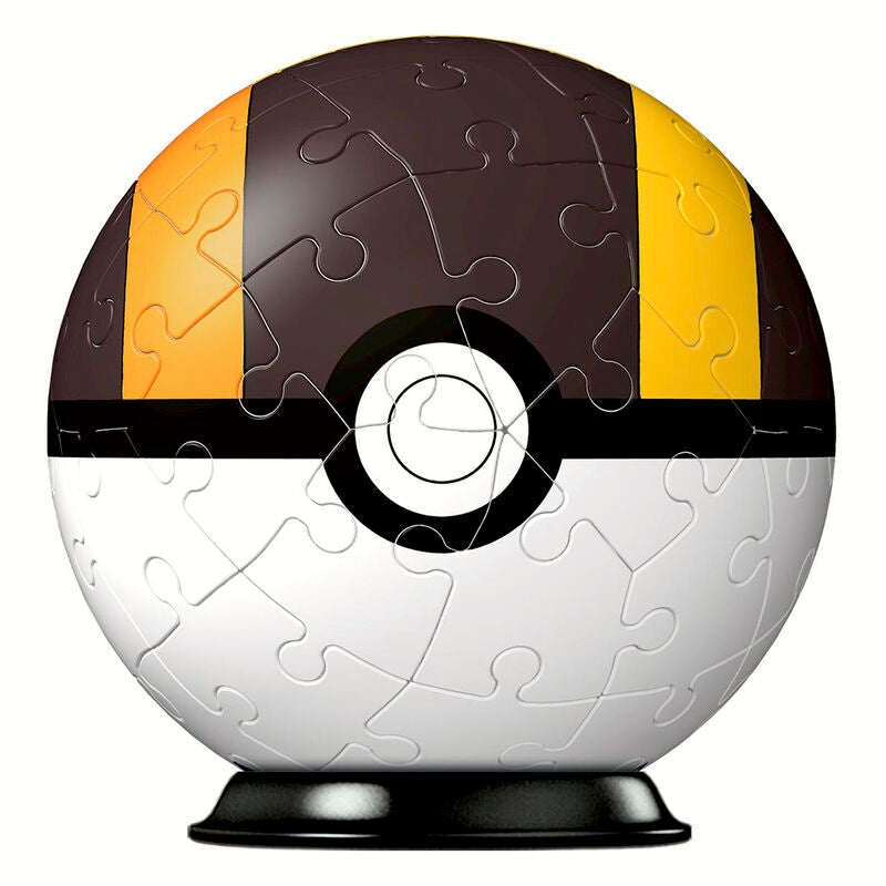 Ravensburger puzle 3d - pokémon ultraball negra 54 piezas