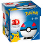 Ravensburger puzle 3d - pokémon superball azul 54 piezas