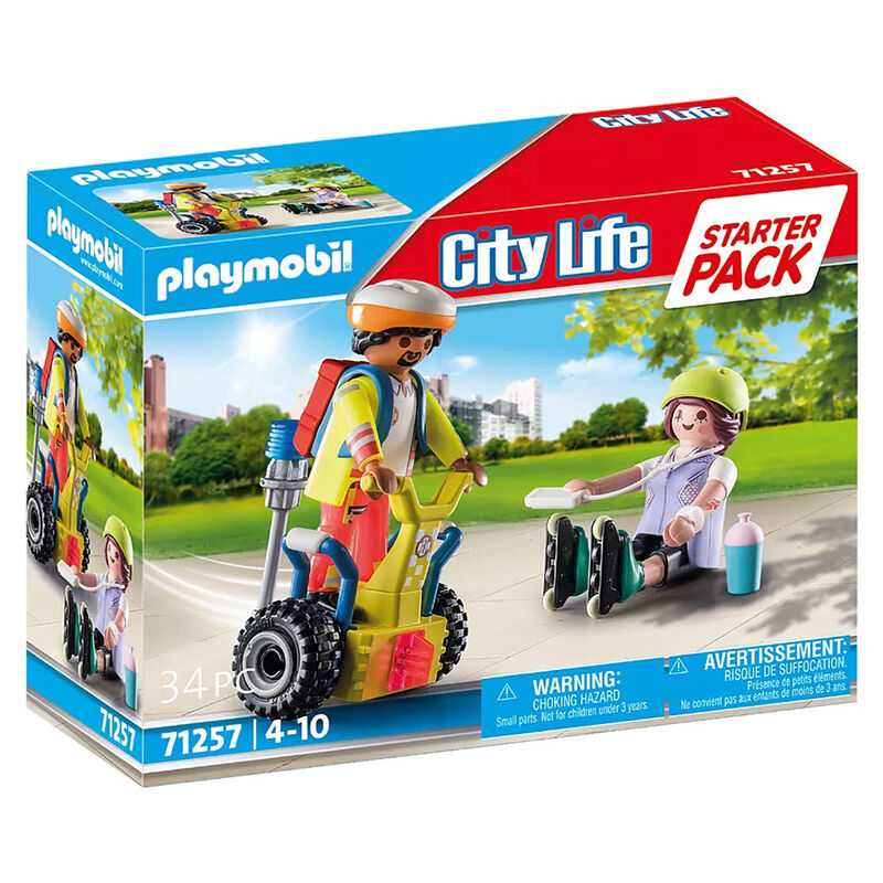 Playmobil - starter pack rescate con balance racer