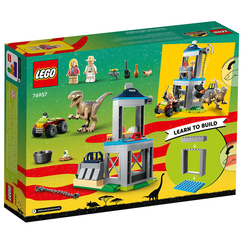 Lego Jurassic World - Huida del Velocirraptor