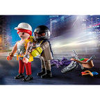 Playmobil starter pack - fuerzas especiales y ladrón