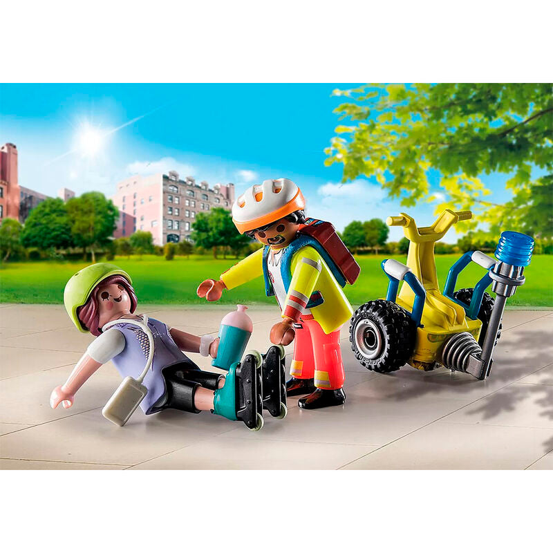 Playmobil - starter pack rescate con balance racer