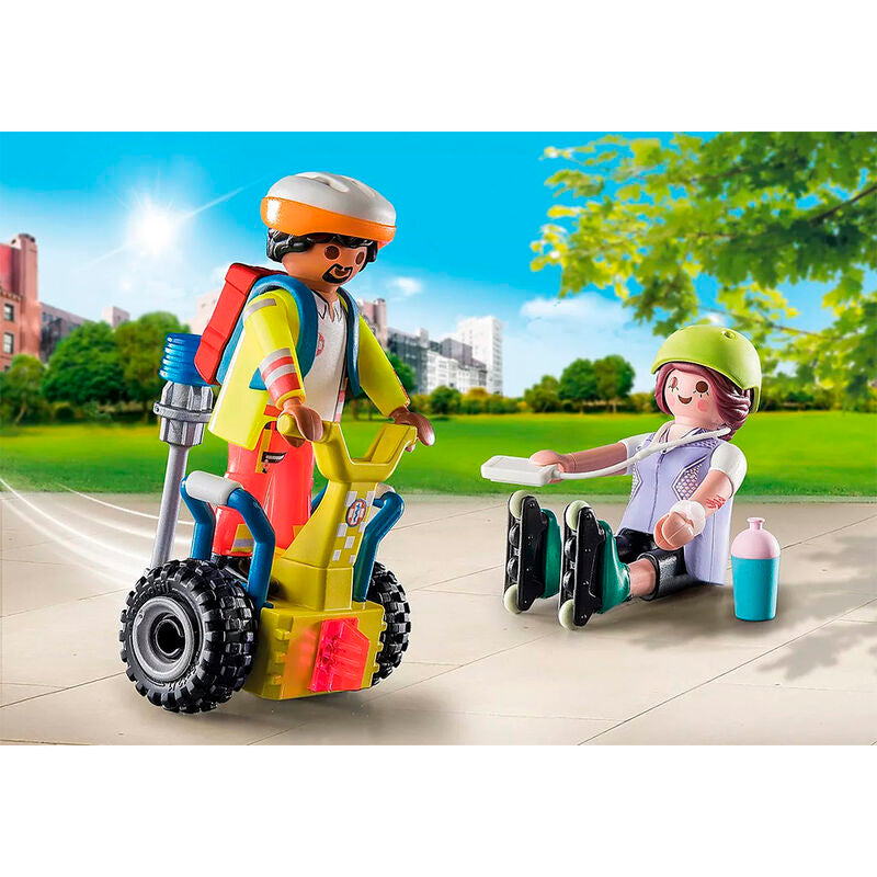 Playmobil - starter pack rescate con balance racer