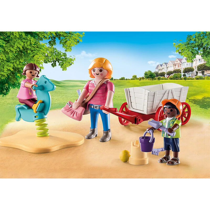 Playmobil Starter Pack Educadora con Carrito