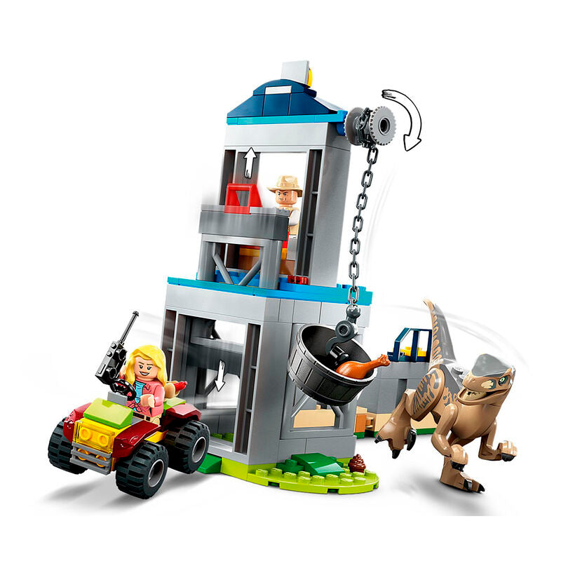 Lego Jurassic World - Huida del Velocirraptor