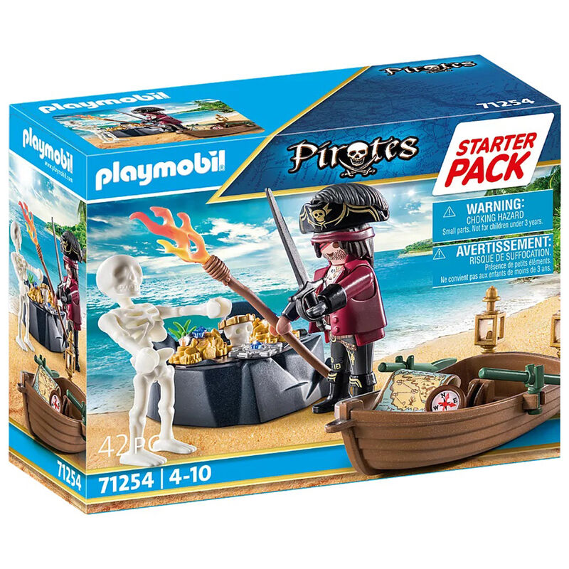 Playmobil Starter Pack Pirata con Bote de Remos
