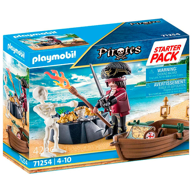 Playmobil Starter Pack Pirata con Bote de Remos Hover Image