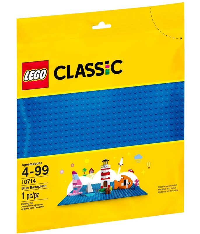 Le10714 base azul lego classic 1