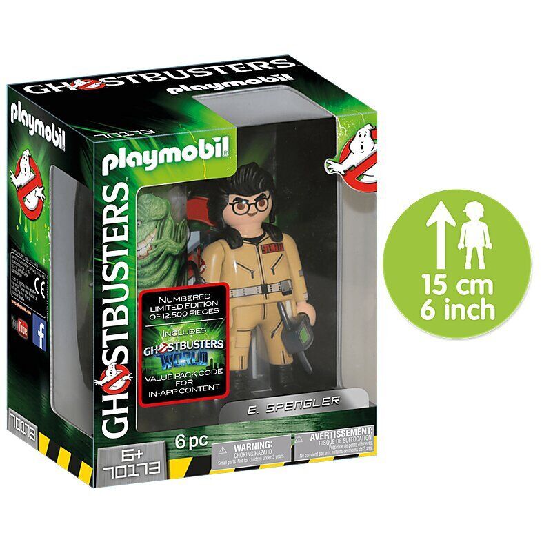 Playmobil 70173 cazafantasmas - figura coleccionable de e. spengler