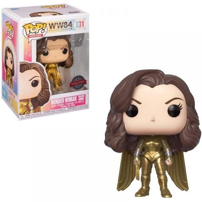 Funko pop! wonder woman 1984 - armadura dorada (sin casco) exclusivo Hover Image