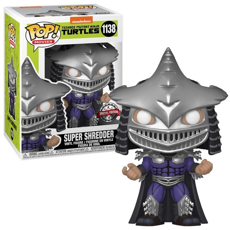 Funko pop! tortugas ninjas - super shredder (metálico) exclusivo playmycenter