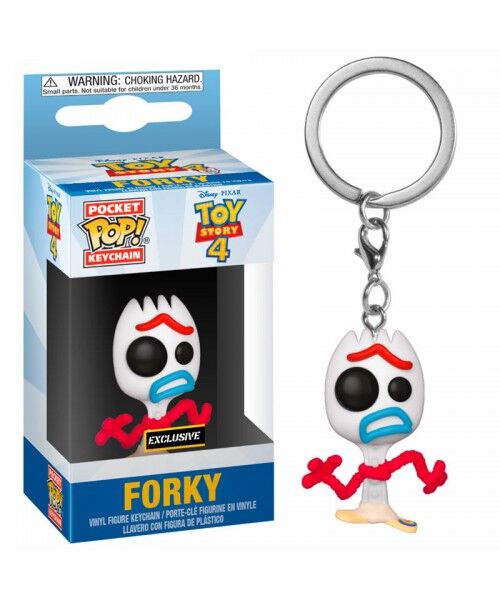 Funko pop! keychain toy story 4 - forky - exclusivo Hover Image