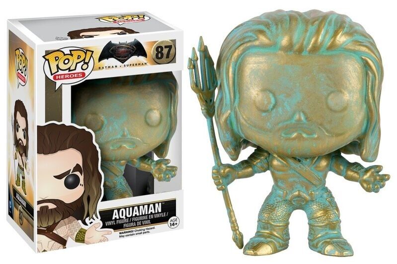 10264 funko pop! batman v superman - figura aquaman - exclusivo