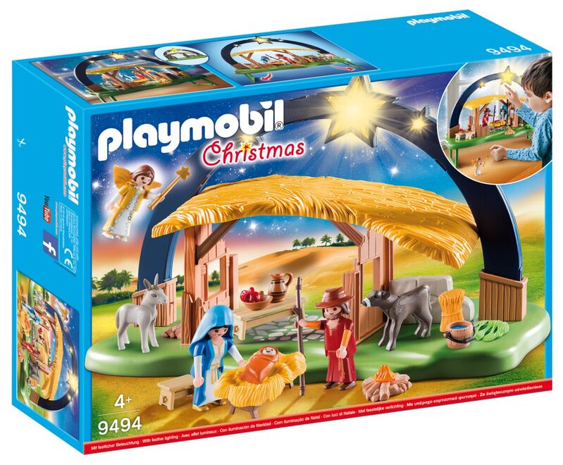 Playmobil - portal de belén iluminado