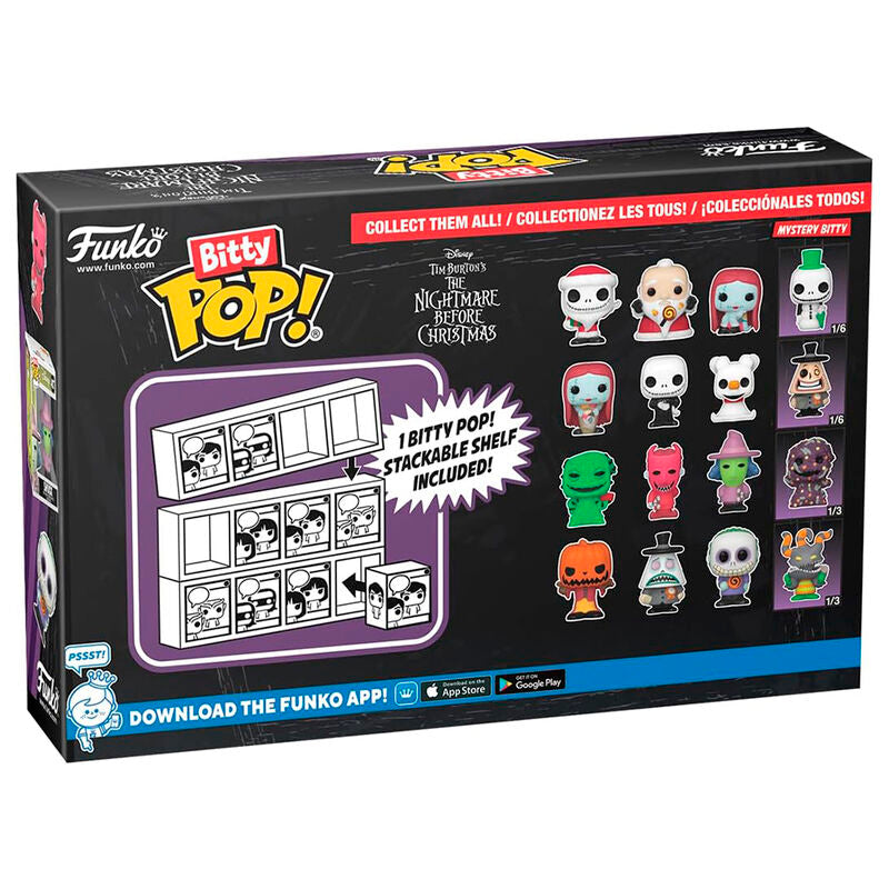 Funko bitty pop! pesadilla antes de navidad - santa jack, santa clavos, sally y ?