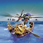 Playmobil pirata en bote de remos