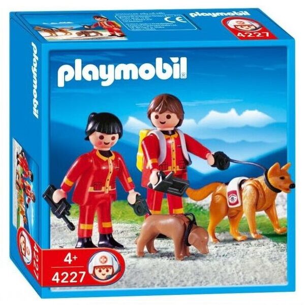 Playmobil - equipo de rescate con perros