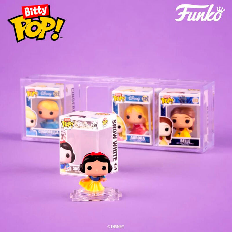 Funko bitty pop! disney: princesas - bella, pocahontas, jasmine y ?