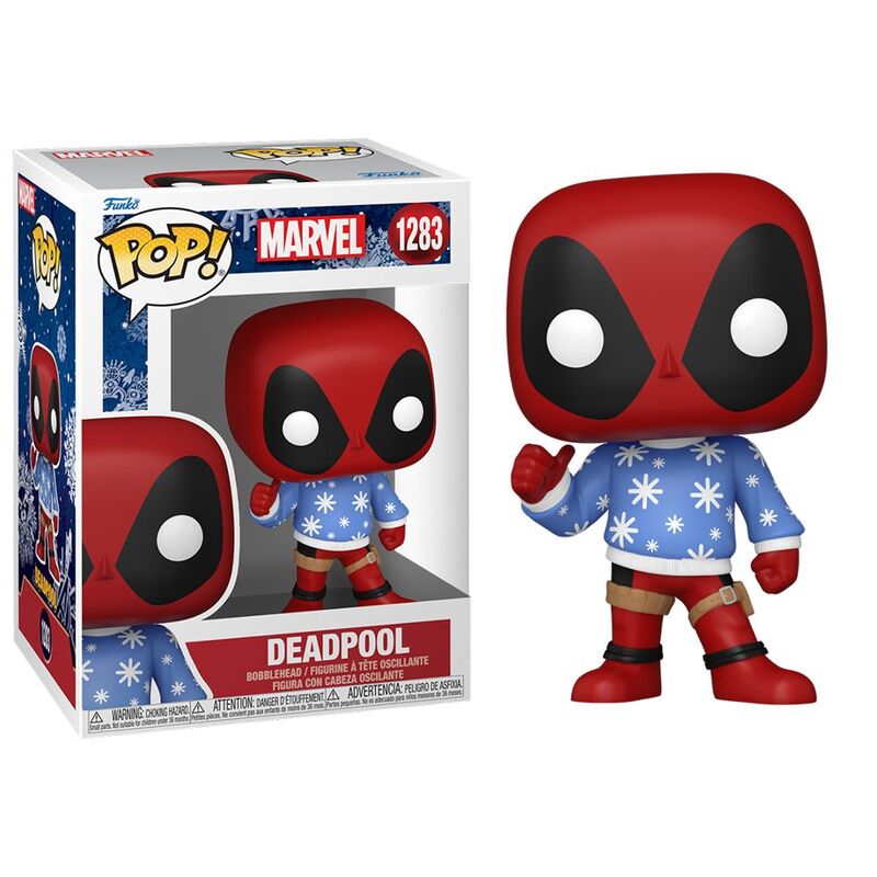 Funko pop! marvel holiday - deadpool con jersey